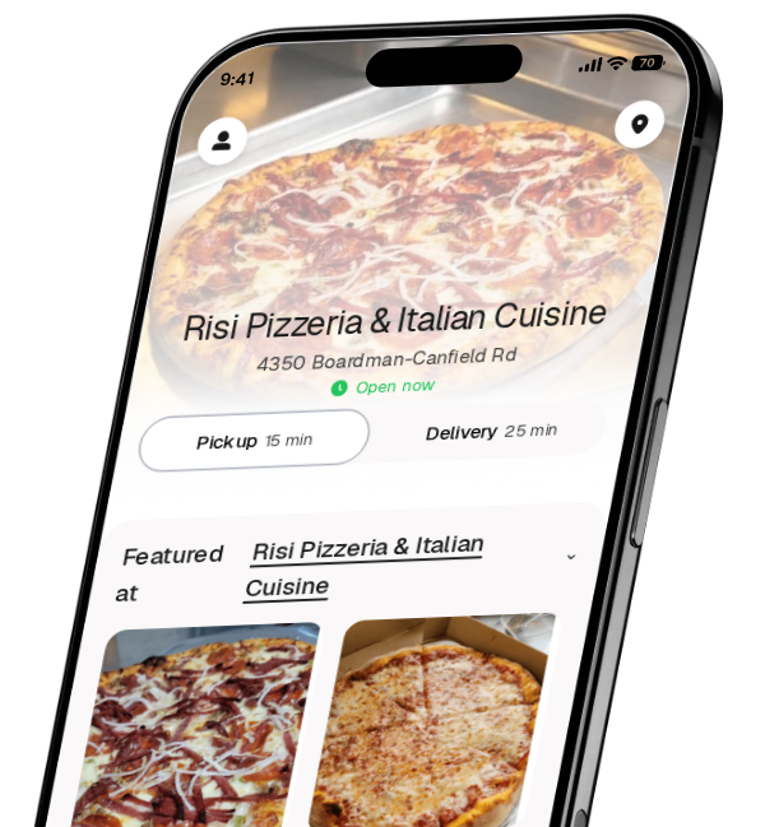 Risi Pizzeria & Italian Cuisine app preview